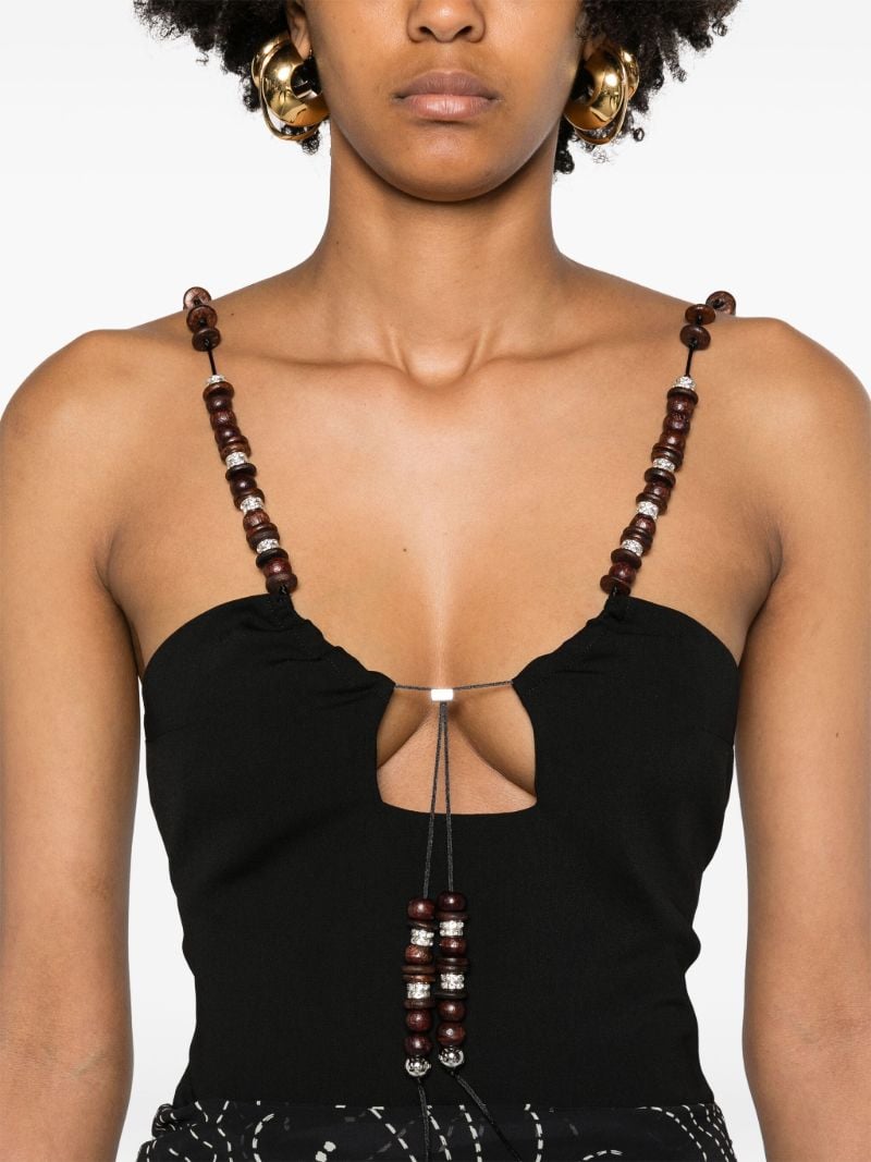 Black Solarte Embellished Top
