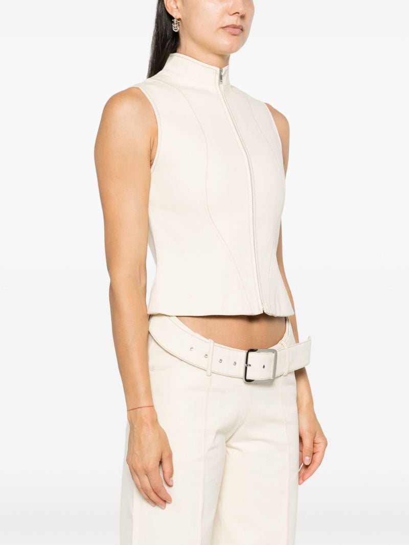 Zipped Tank Top