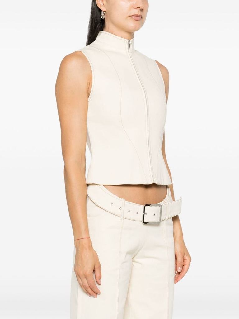 Zipped Tank Top