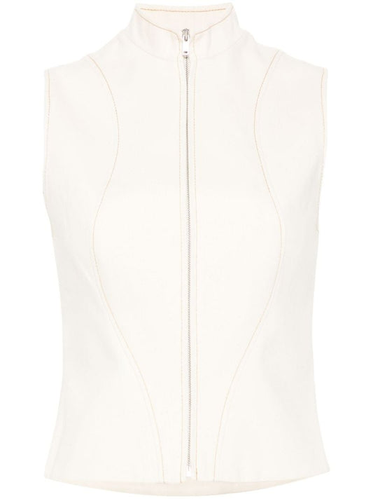 Zipped Tank Top