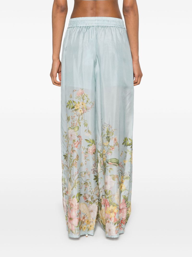 Blue Waverly Relaxed Trousers