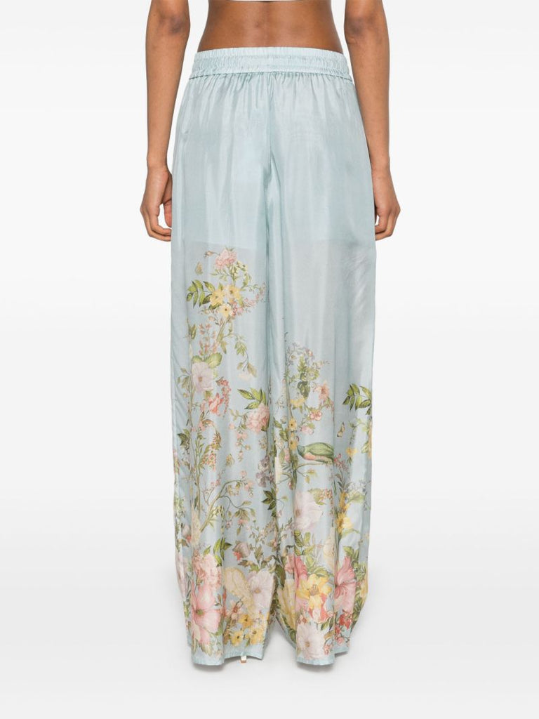 Blue Waverly Relaxed Trousers
