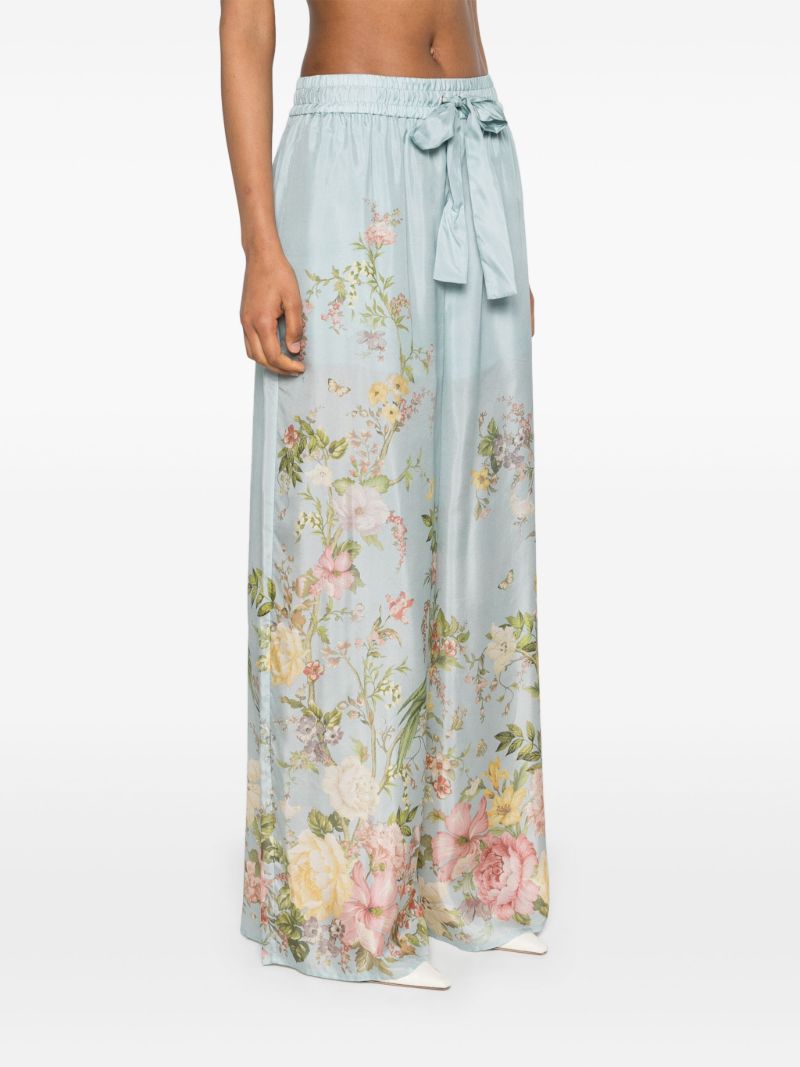 Blue Waverly Relaxed Trousers