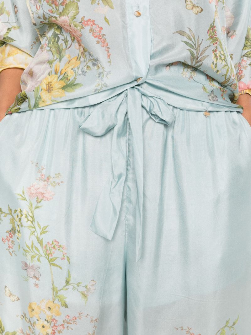 Blue Waverly Relaxed Trousers