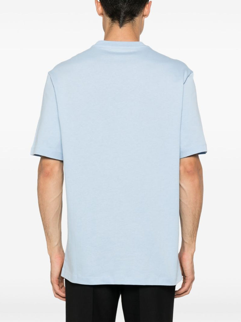 Blue Medusa Motif T-shirt