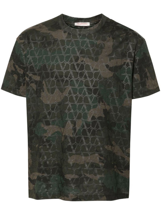 Toile Iconographe Camouflage-print T-shirt