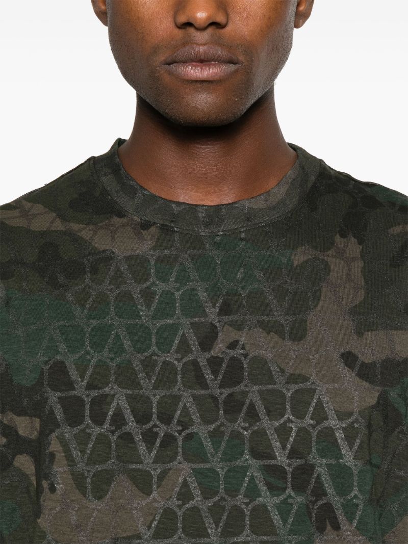 Toile Iconographe Camouflage-print T-shirt