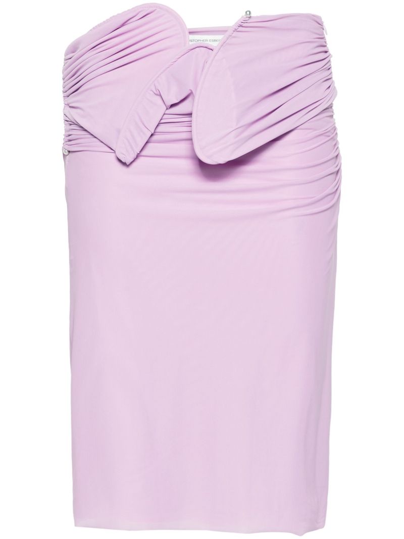 Pink Encompassed Midi Skirt
