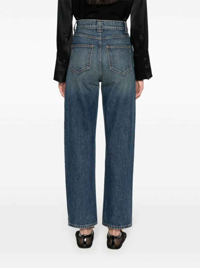 Blue Shalbi Tapered Jeans
