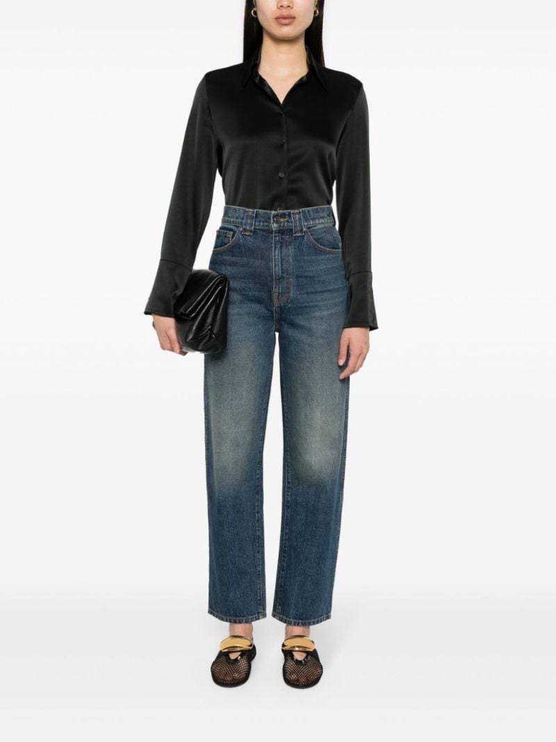Blue Shalbi Tapered Jeans