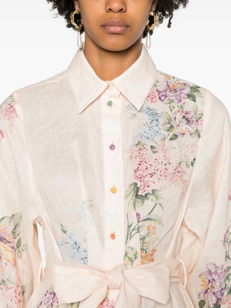 Halliday Tucked Shirtdress