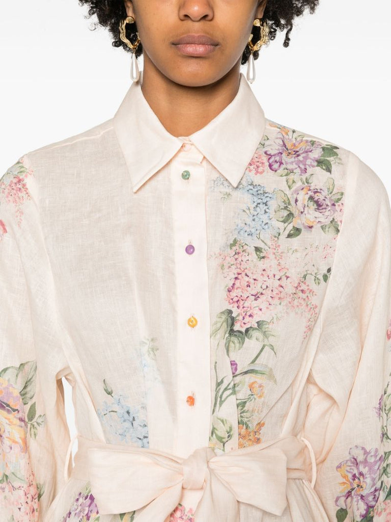 Halliday Tucked Shirtdress