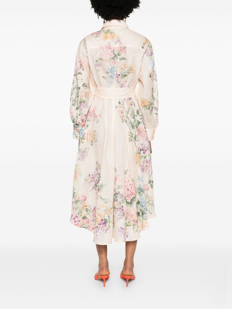 Halliday Tucked Shirtdress
