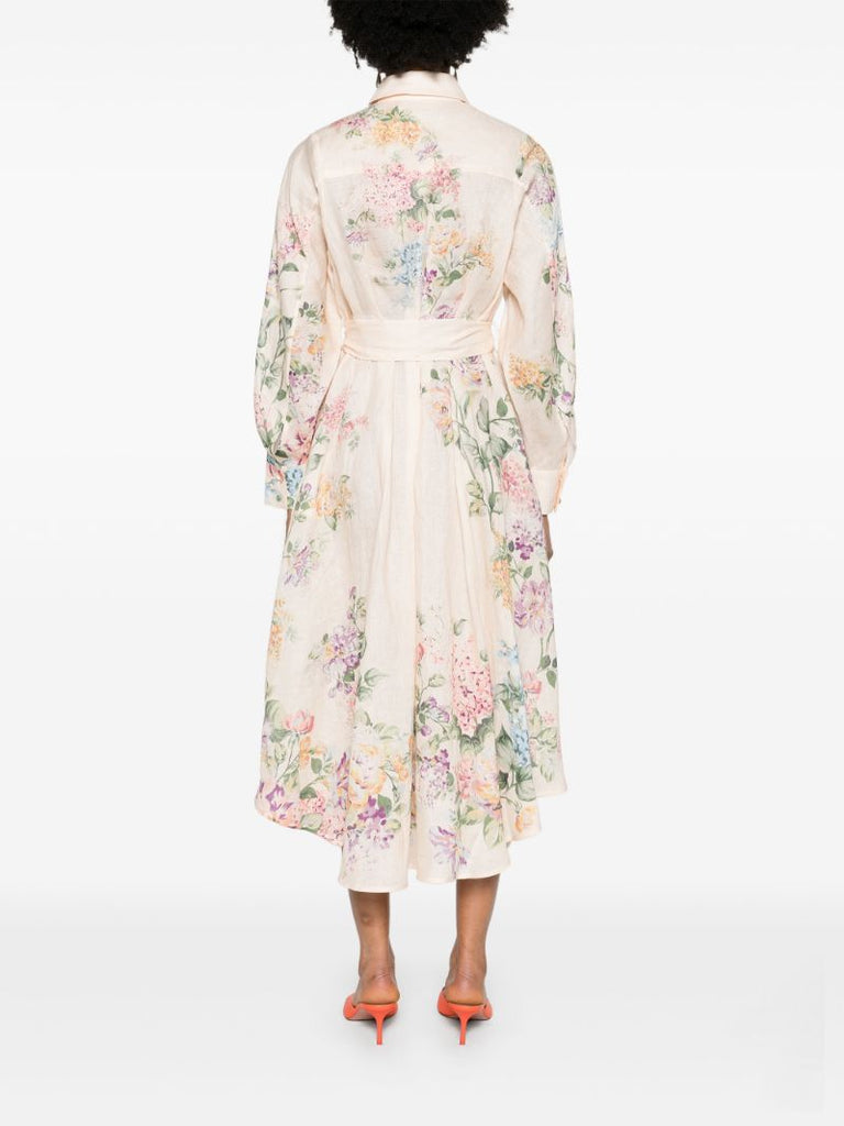 Halliday Tucked Shirtdress