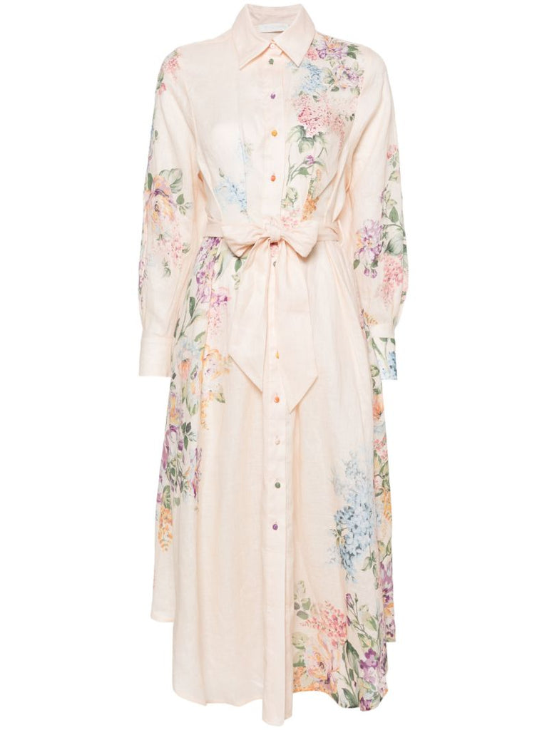 Halliday Tucked Shirtdress