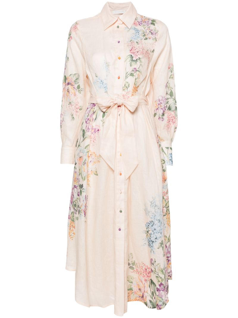 Halliday Tucked Shirtdress