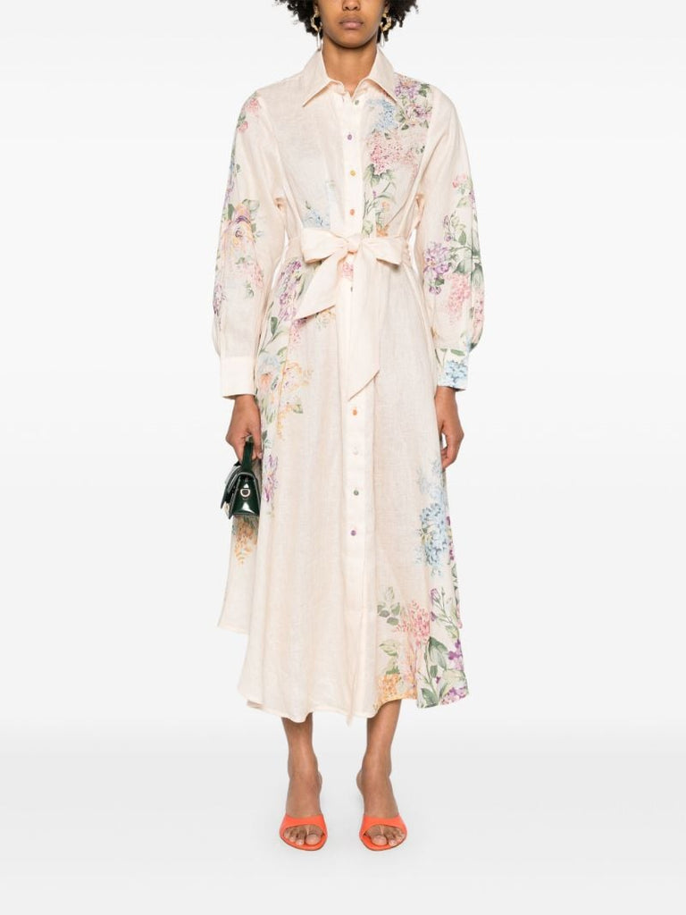 Halliday Tucked Shirtdress