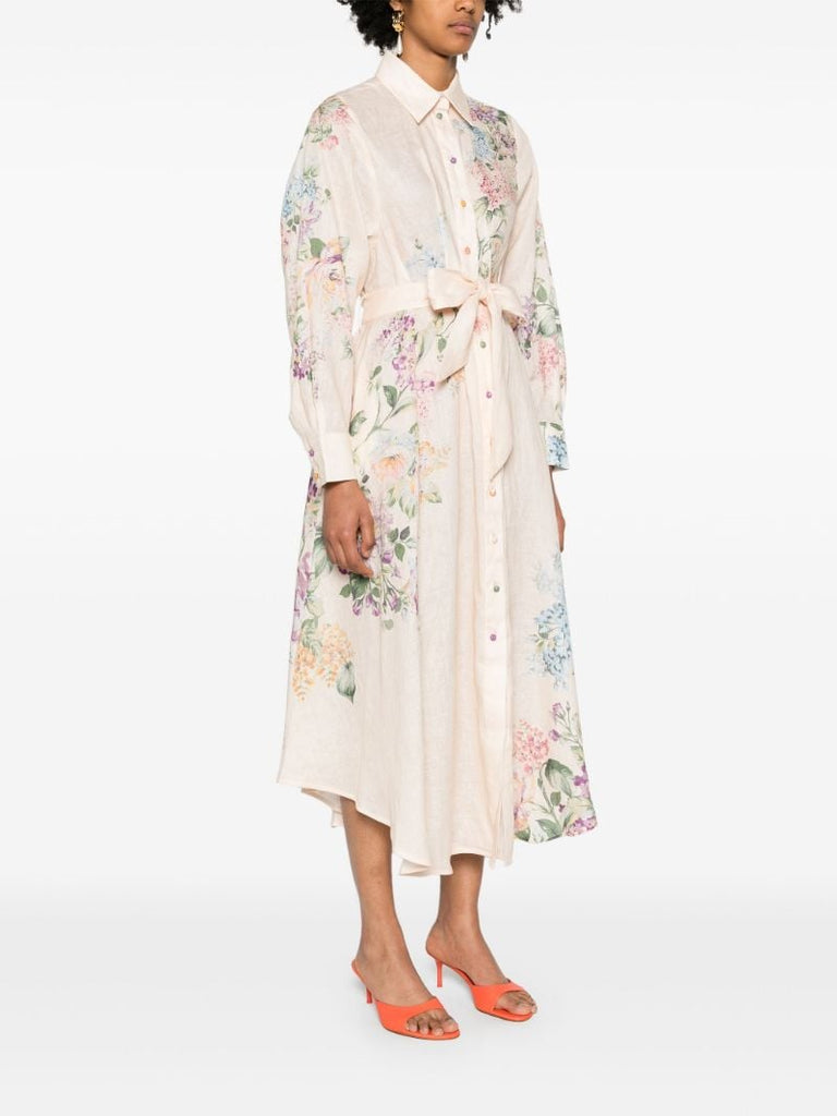 Halliday Tucked Shirtdress