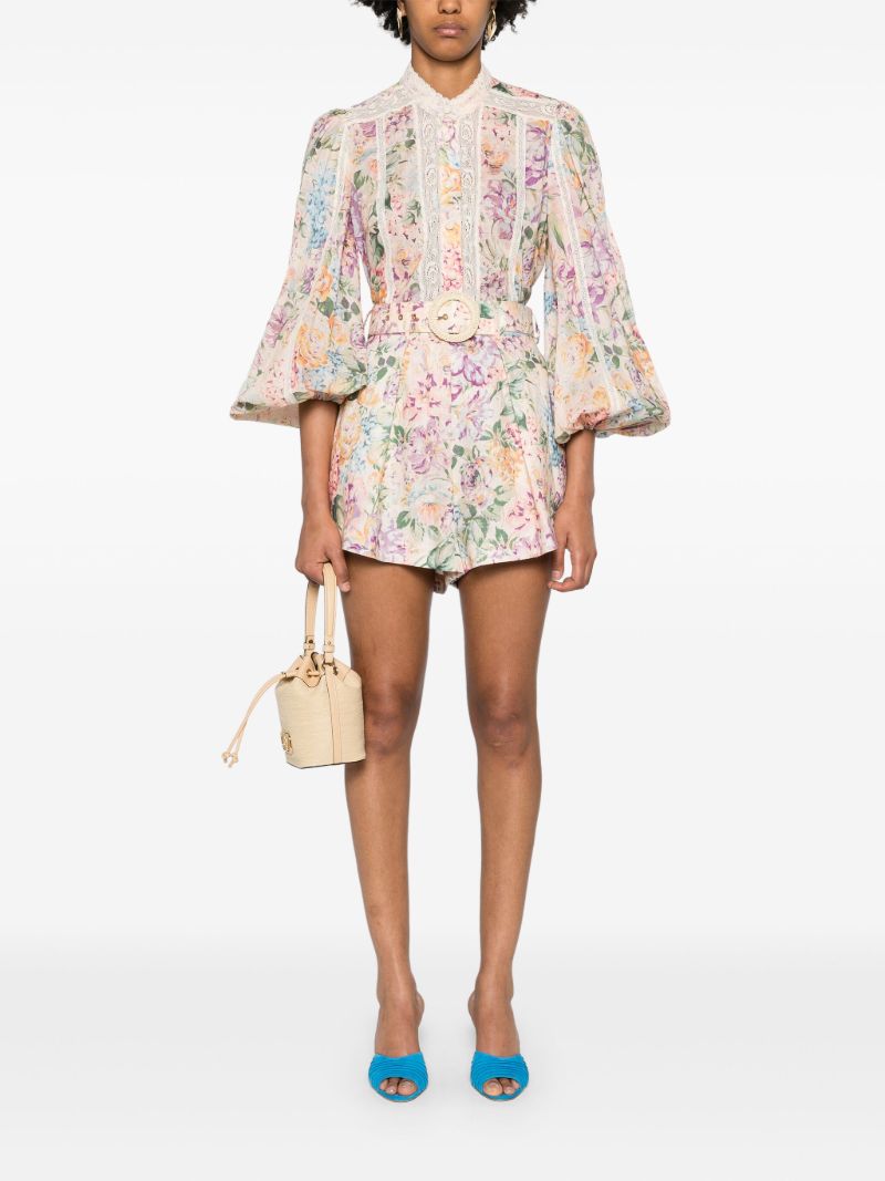 White Halliday A-line Skirt