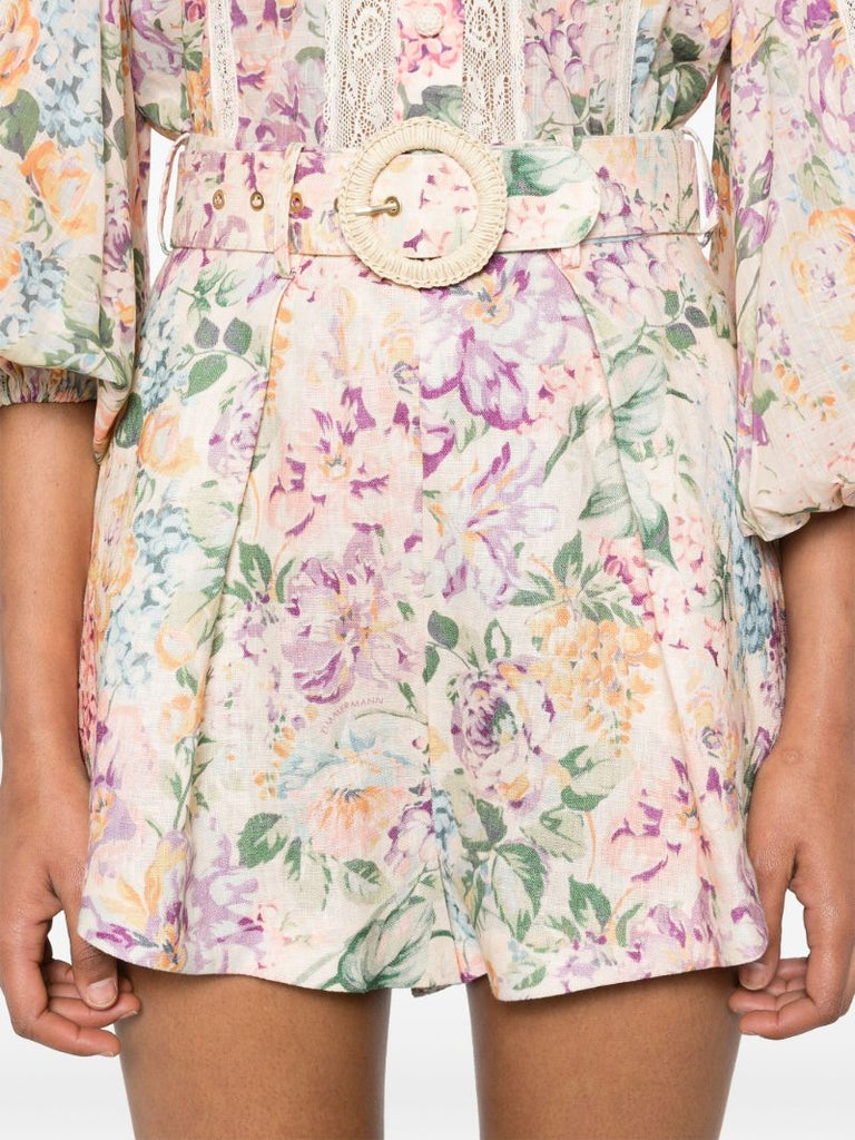 White Halliday A-line Skirt
