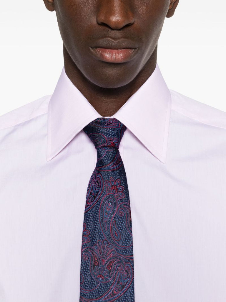 Pink Long-sleeve Cotton Shirt