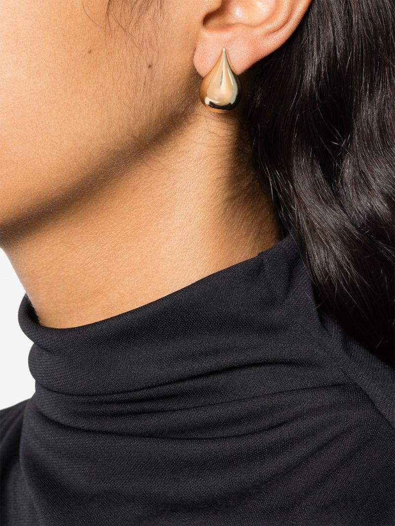 14k Yellow Gold Droplet Earrings