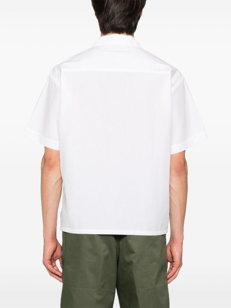 White Guayabera Pintucked Shirt