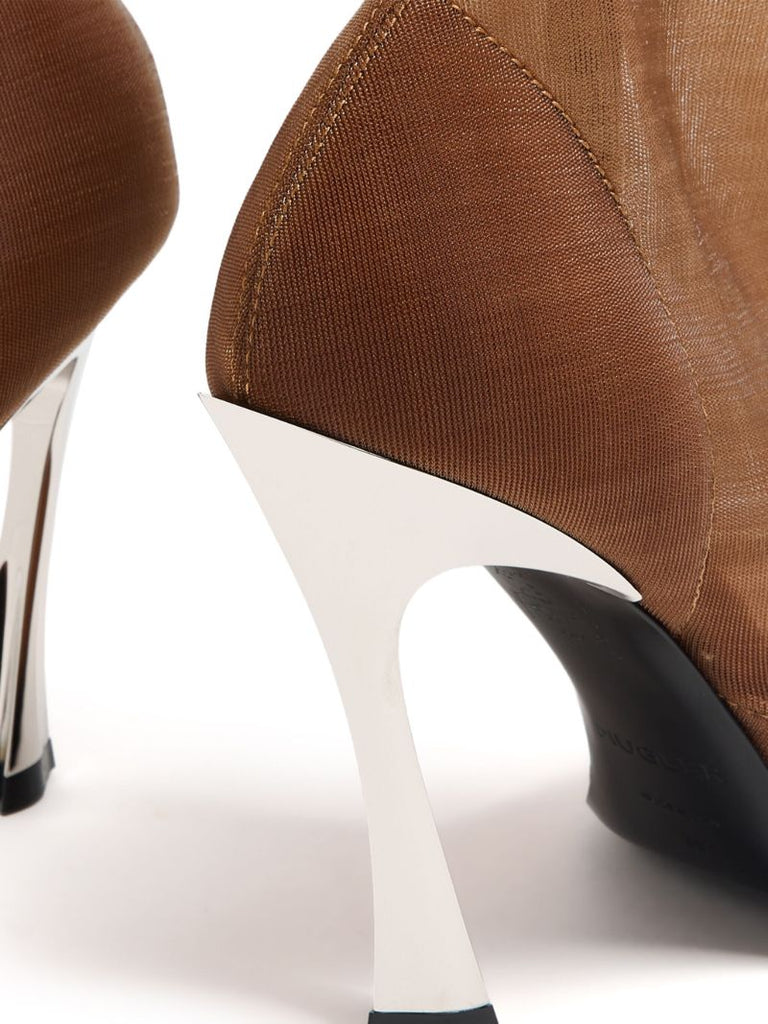 Brown Fang 95 Mesh Ankle Boots