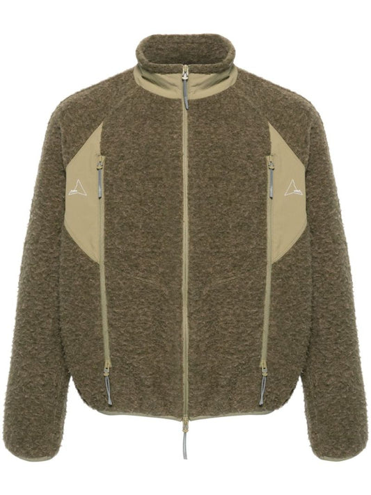 Green Polar Zipped Fleece Jacket