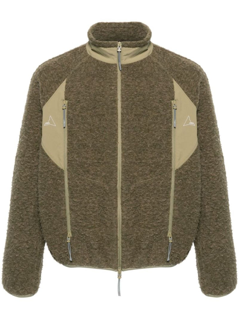 Green Polar Zipped Fleece Jacket