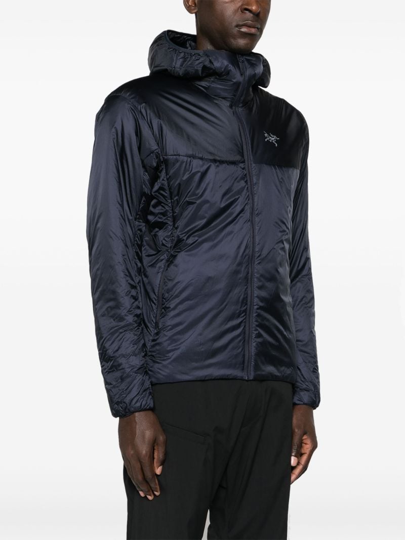 Blue Nuclei Padded Hooded Jacket