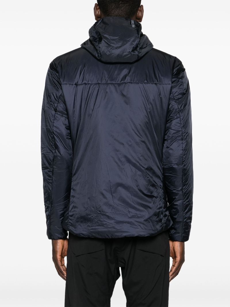 Blue Nuclei Padded Hooded Jacket