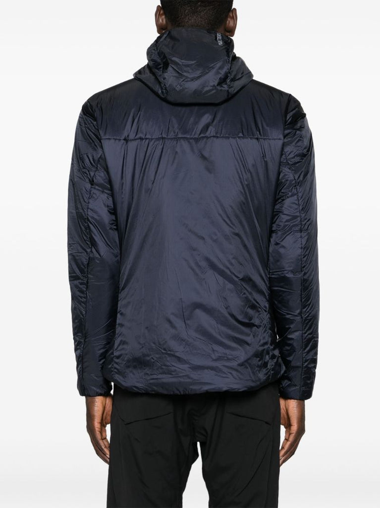 Blue Nuclei Padded Hooded Jacket