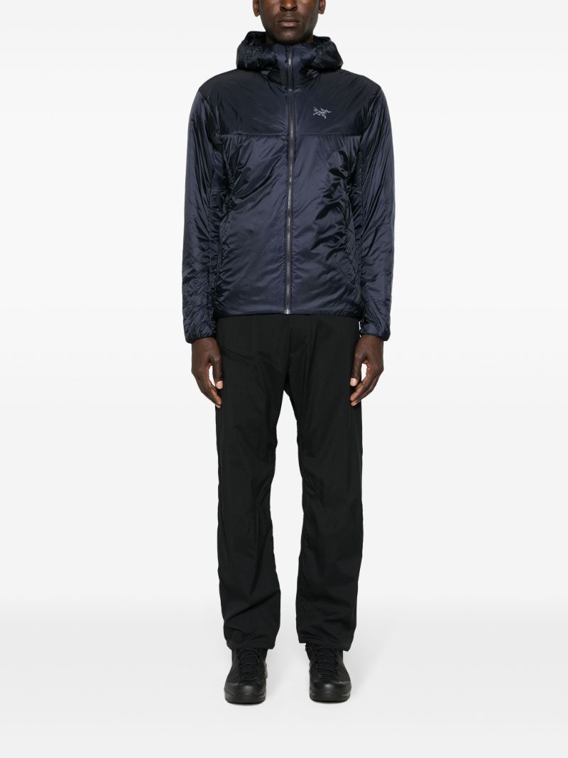 Blue Nuclei Padded Hooded Jacket