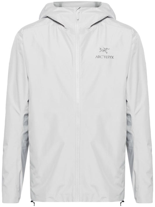 White Atom Sl Hooded Climbing Jacket
