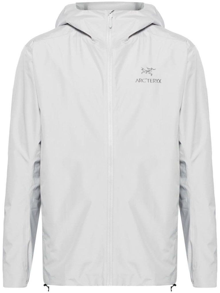 White Atom Sl Hooded Climbing Jacket