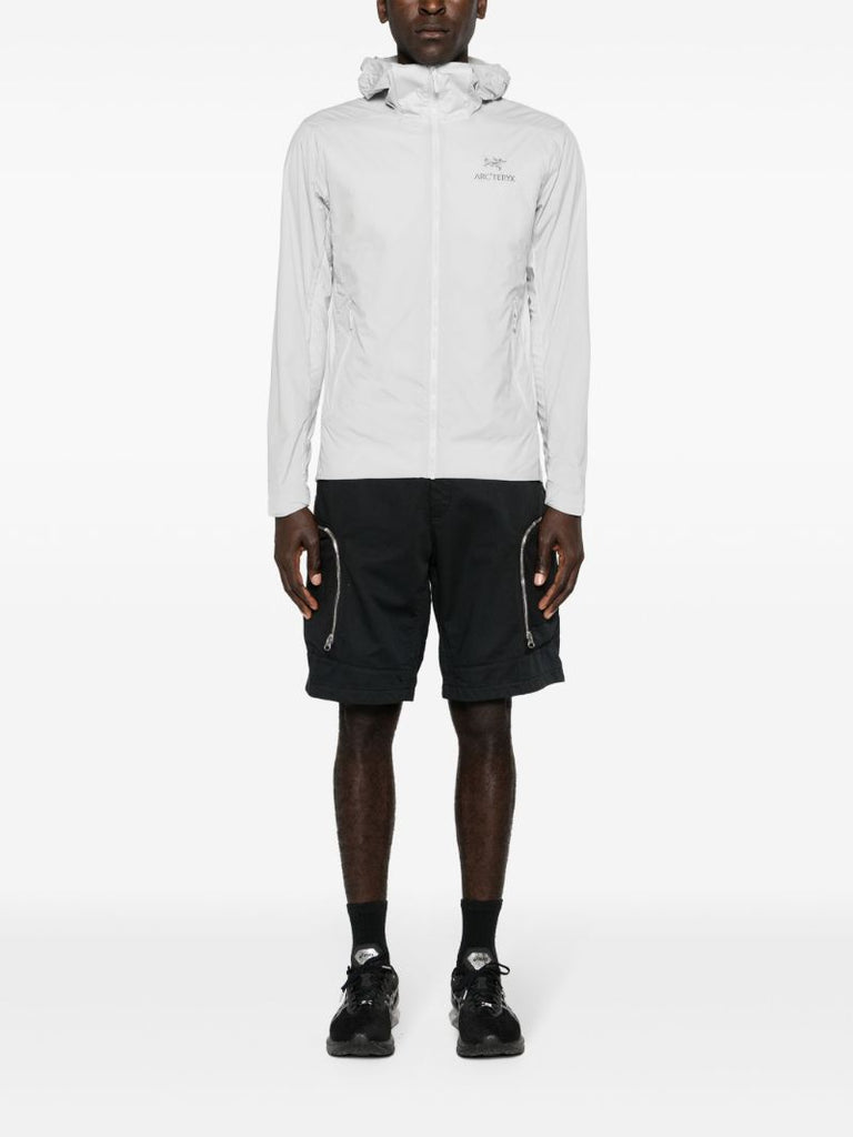 White Atom Sl Hooded Climbing Jacket