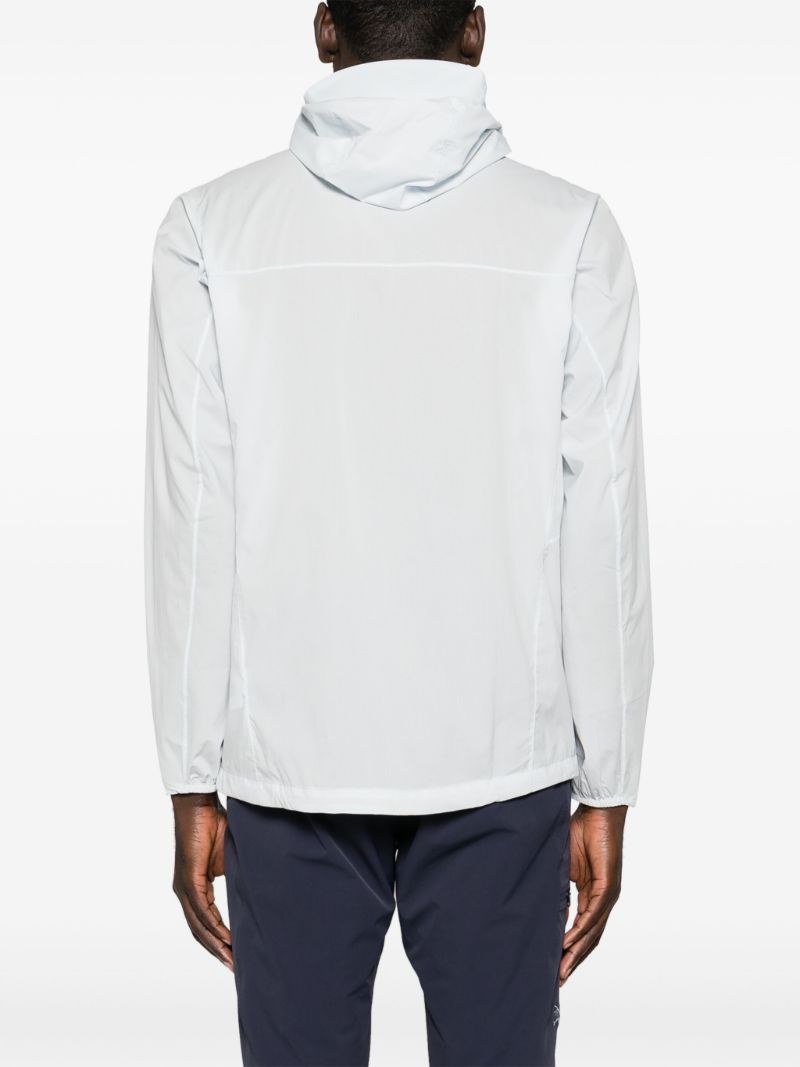 Blue Squamish Hooded Climbing Jacket