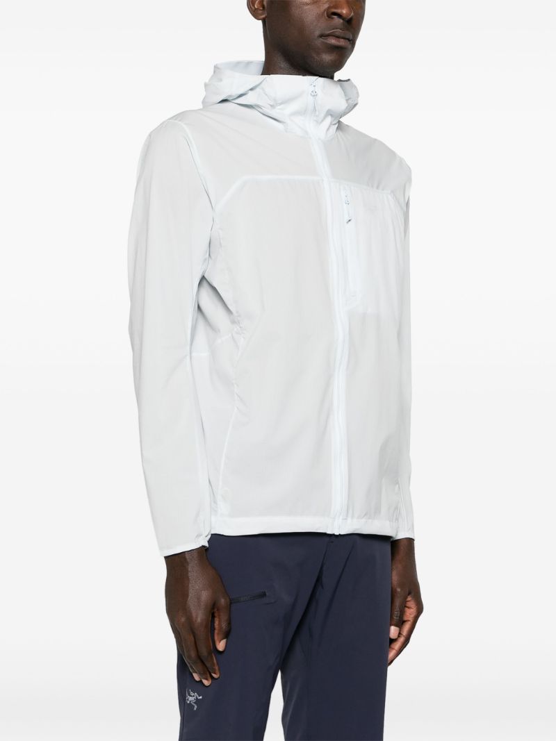 Blue Squamish Hooded Climbing Jacket