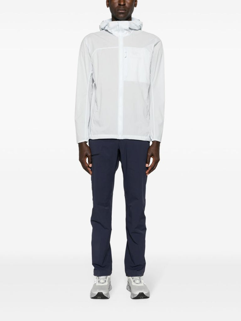 Blue Squamish Hooded Climbing Jacket