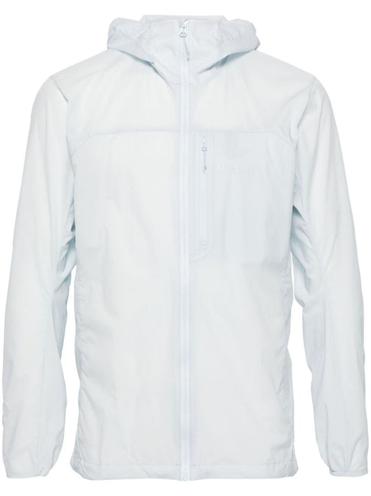Blue Squamish Hooded Climbing Jacket