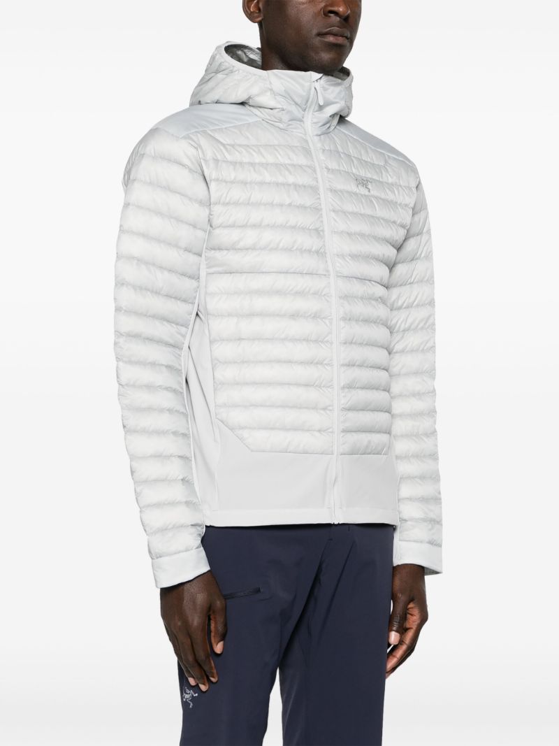 Grey Cerium Padded Hybrid Jacket