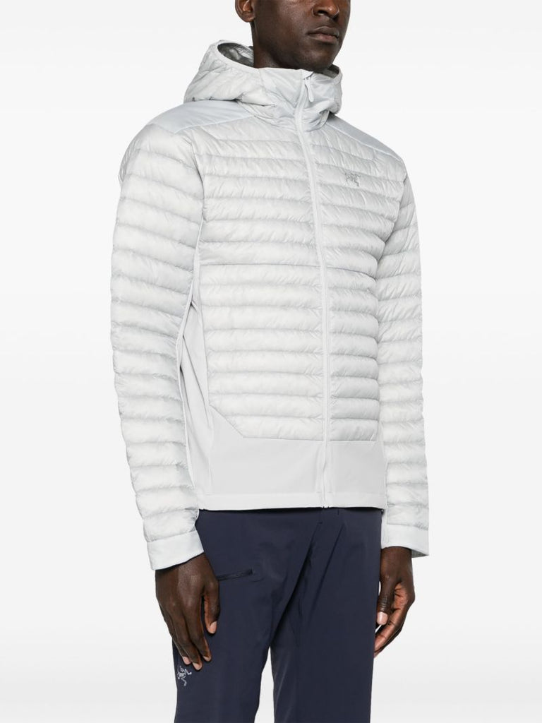 Grey Cerium Padded Hybrid Jacket