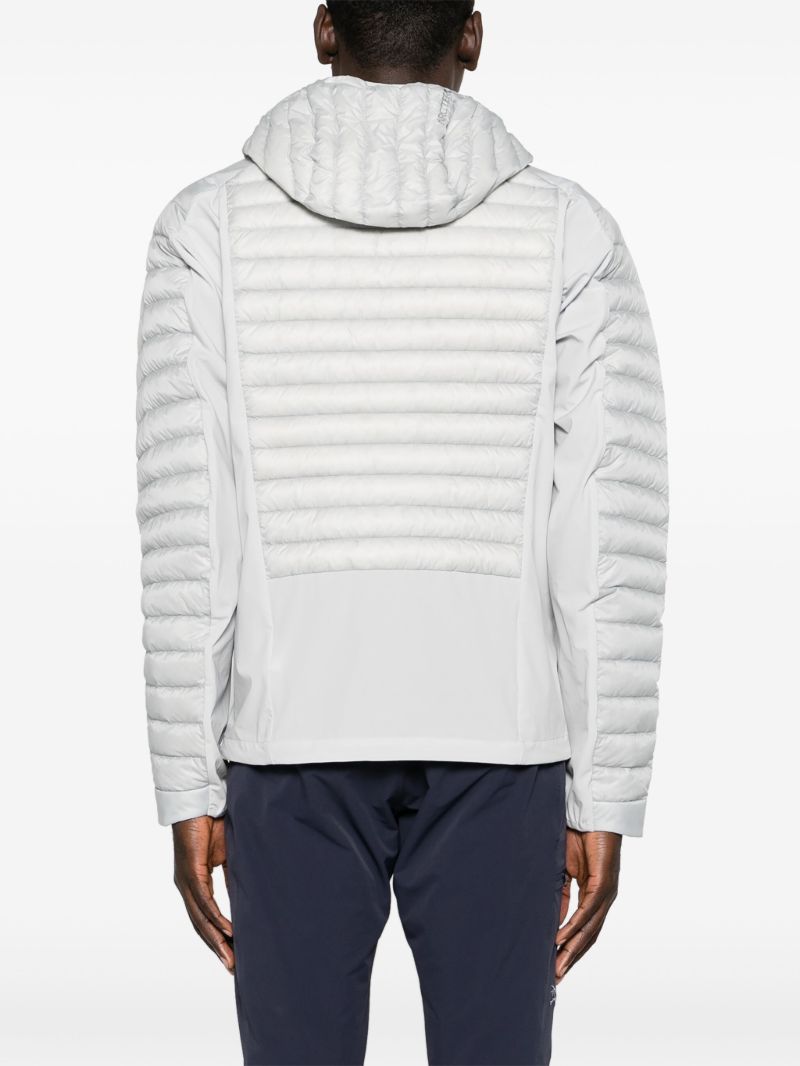 Grey Cerium Padded Hybrid Jacket