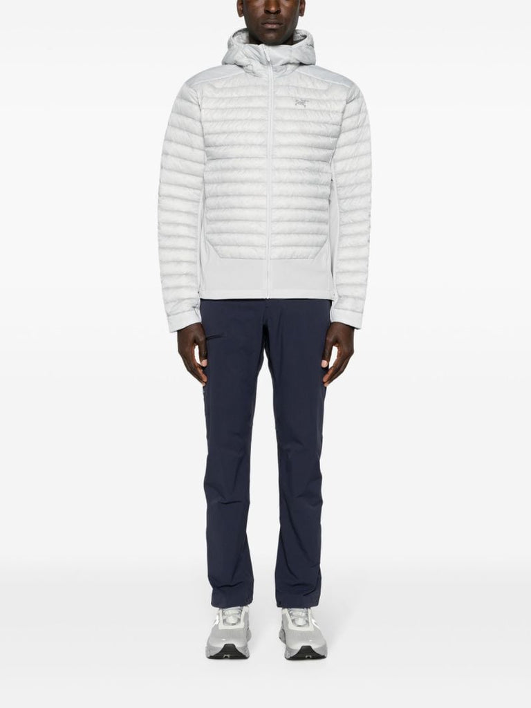 Grey Cerium Padded Hybrid Jacket