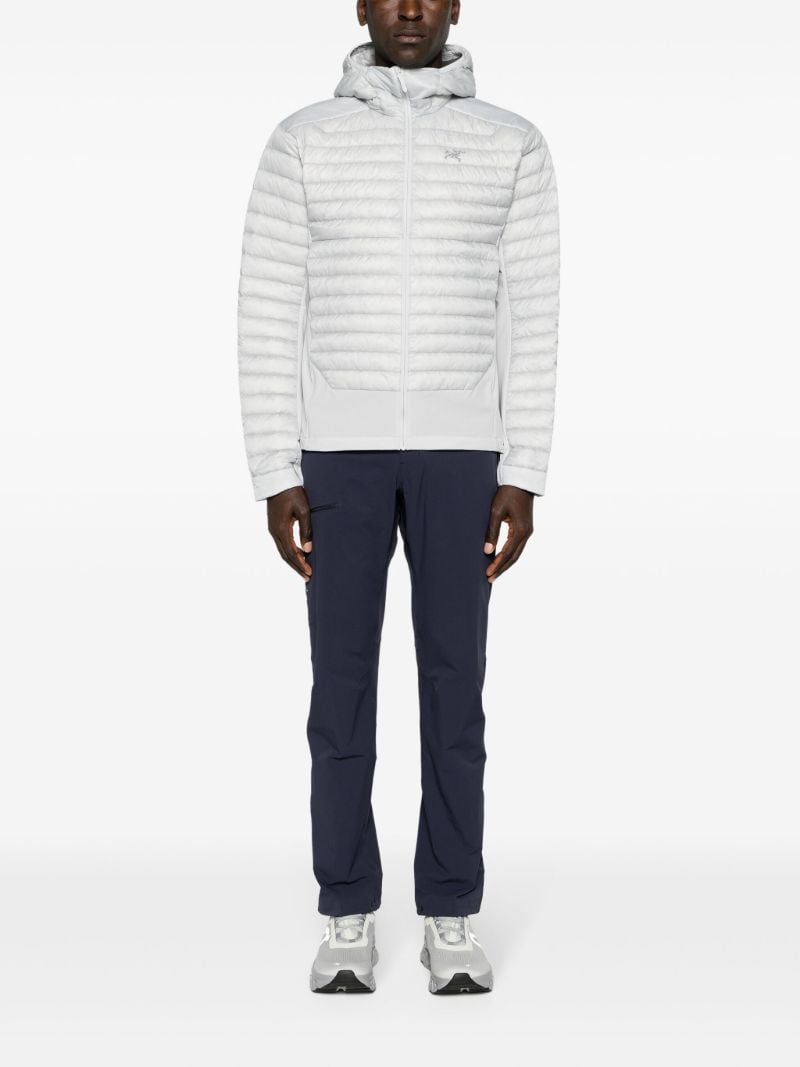 Grey Cerium Padded Hybrid Jacket