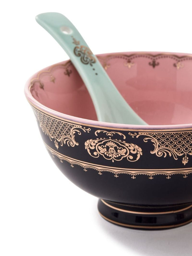 Blue Grandpa Asian Bowl Set