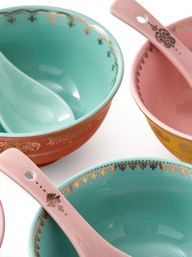 Blue Grandpa Asian Bowl Set