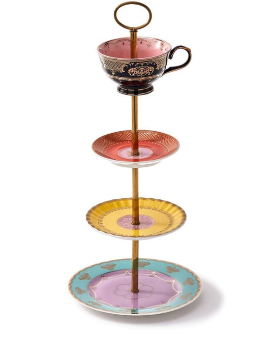 Red Grandpa High Tea Set Stand