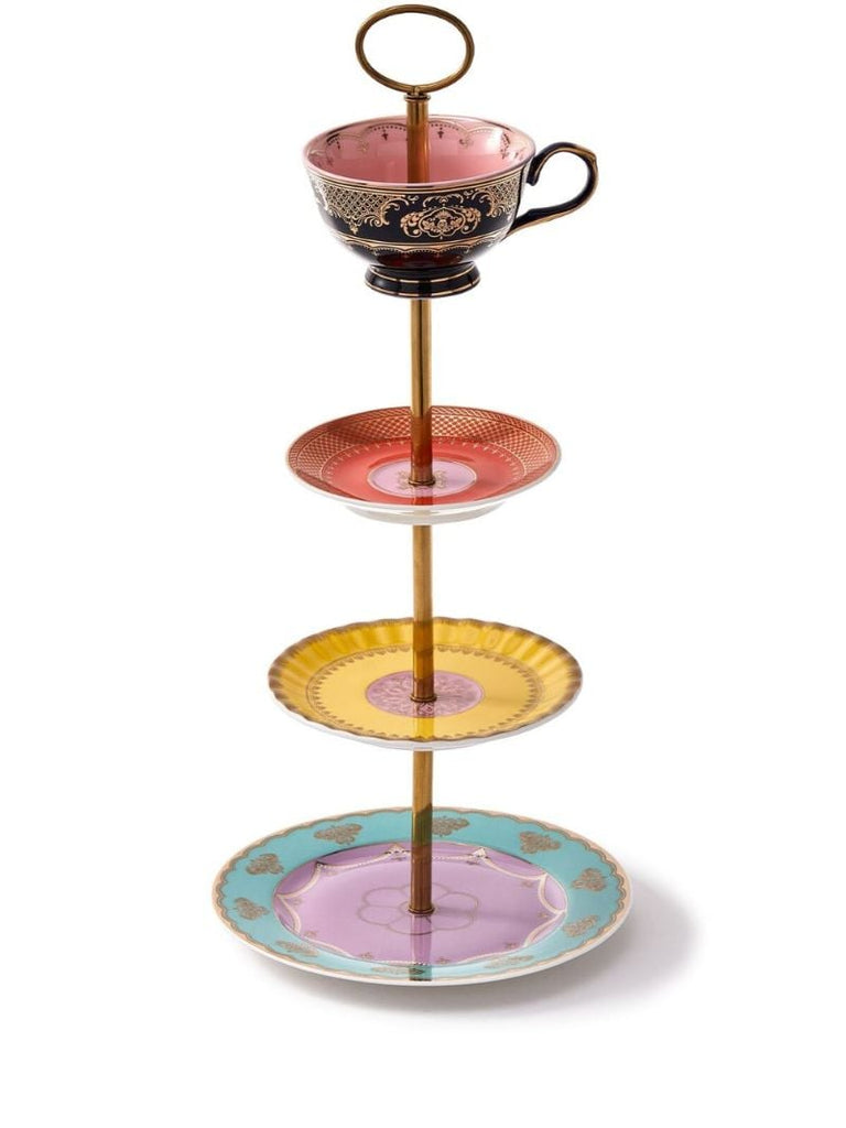 Red Grandpa High Tea Set Stand